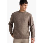 product_image_name-Defacto-بلوفر محبوك بفتحة رقبة دائرية بمقاس مريح-1