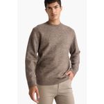 product_image_name-Defacto-بلوفر محبوك بفتحة رقبة دائرية بمقاس مريح-5