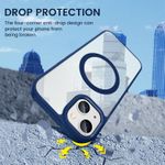 product_image_name-Generic-متوافق مع آيفون 13 6.1 غطاء شفاف ماغسيف نحيف مع حواف مبنية بوسائد واقية مضادة للاصفرار ومضادة للتصادم غطاء مغناطيسي شفاف أزرق-2