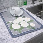 product_image_name-Generic- حصيرة تجفيف أدوات المائدة  مزينة بشكل الزهور  30 سم * 40 سم-6
