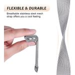 product_image_name-Generic-سوار بديل من الفولاذ المقاوم للصدأ لساعة سامسونج جالاكسي 3 41 المغناطيسية باللون الفضى -5