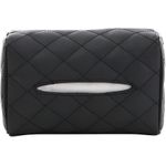 product_image_name-Generic-حامل مناديل السيارة - علبة مناديل جلدية أنيقة للاستخدام التلقائي، حالة ورق مريحة، مثالي، يعزز داخل سيارتك (أسود)-1