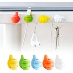 product_image_name-Generic-خطافات سيليكون متعددة الوظائف ذاتية اللصق، مثالية لتعليق كابلات البيانات، وسماعات الأذن، والمفاتيح، وفرشاة الأسنان، تصميم مبتكر، تركيب سهل، بدون تلف (4 قطع)-5