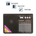 product_image_name-Generic-راديو و كشاف قابل للشحن او يعمل بالحجارة ، متعدد موجات AM/FM مع جميع الترددات صغير الحجم ، و صب يدعم تشغيل الفلاشة وكارت الميموري  ووضع aux-2