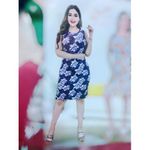 قميص ملون قط حمالة ليكرا لجميع المقاسات او جلابية - مجسمة - تأخد شكل الجسم - بشكل أنيق مميز - ازرق او لبنى مشجر