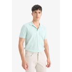 product_image_name-Defacto-Man Polo Neck Slim Fit Short Sleeve Polo T-Shirt - Mint-3