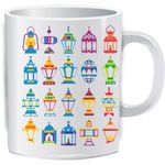 Ramadan Lanterns Ceramic Mug - Multicolor