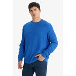 product_image_name-Defacto-Oversize Fit Crew Neck Knitwear Pullover-1