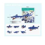 product_image_name-Generic-6 in 1 Shark Building Blocks Set Shark Shaped Building Toys Shark Toy Set Educational Building Blocks Set Perfect Gifts for Children Ages 6 and Up (1000 Pieces)-3