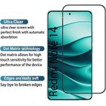 product_image_name-Generic-واقي شاشة زجاجي مقوى بتغطية كاملة مع صلابة 9H، مقاوم لبصمات الأصابع والخدوش، شفاف وعالي الوضوح HD لهاتف Xiaomi Redmi Note 14 شبكة 5G-5