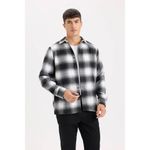 product_image_name-Defacto-Man Polo Neck Regular Fit Long Sleeve Shirt - Black-4