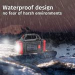 product_image_name-Generic-كشاف يدوي قابل لاعادة الشحن، إضاءة LED عالية السطوع، ألواح شمسية 4 إضاءة و8 أوضاع ضوء كشاف محمول باليد مقاوم للماء بدرجة IPX4 لأعطال الطاقة المنزلية والأماكن الخارجية والتخييم والتنزه والطوارئ-3