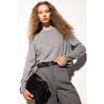 product_image_name-Defacto-Woman Crew Neck Relax Fit Pullover - Lt.Grey-2