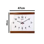 product_image_name-Sonera-ساعة حائط بعقارب – لون بني – تصميم أنيق – موديل 521-3