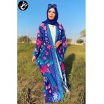 product_image_name-Generic-Women Floral Long Kimono Cardigan – Open Front Modest Abaya – Lightweight Summer Duster – One Size Fits all-2