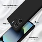 product_image_name-Generic-Case Compatible with Xiaomi Redmi Note14 4G, High-Quality Liquid Silicone Case, All-Round Protection Mobile Phone Case, Scratch-Resistant, Soft Microfibre Lining, Black-3