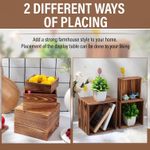 product_image_name-Generic-3 قطع من حامل الكيك الخشبي البني العتيق من باريدات، حوامل عرض خشبية ريفية لعرض الحفلات، صندوق عرض مربع قابل للتكديس للحلوى والمقبلات والخطوبة وحفلات الزفاف-5