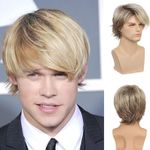 product_image_name-Generic-باروكه شقراء قصيرة بطبقات طبيعية صناعية للرجال-1