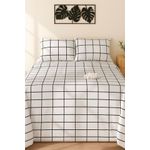 YARLIN يارلن-كيس لحاف بسوستة، 220*240 سم، تصميم سكويرز