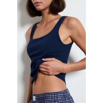 Defacto Round Neck Thick Strap Basic Tank Top - image 3