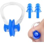 product_image_name-Generic-مجموعة سدادات الأذن ومانع الأنف من السيليكون للسباحة-1