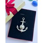 product_image_name-Generic-المرساة البحرية بروش و دبوس ملابس فضي -3