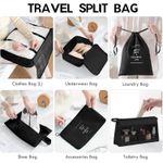 product_image_name-Generic-7 مجموعات من المكعبات التعبوية للسفر، منظمات ترتيب الأمتعة لتجهيزات السفر، حقائب تنظيمية للأمتعة، أدوات التجميل والأحذية والملابس ومستحضرات التجميل (7 قطع، أسود)-6