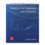 Mcgraw Hill Statistics for Engineers and Scientists: International Edition ,Ed. :5