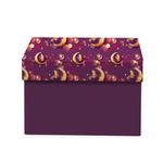 Gift Box with Ramadan Celestial Moon Pattern Purple Size (24x32x11)