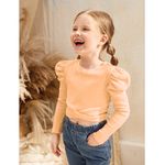 بلوزة بناتي - برتقالي