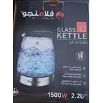 product_image_name-Flamngo-Electric Kettle, 2.2L Capacity, Glass-2