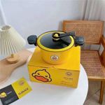 product_image_name-Generic-طنجرة ضغط من الجرانيت لطهي الطعام في وقت قصير بغطاء بايركس أبعاد: قطر 22 سم سعة: 3.5 لتر منتج مستورد-1