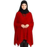 بلوزة نسائى قطن فضفاضة لون احمر