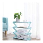product_image_name-Generic-2 Pieces Metal And Plastic Zigzag Shoe Organizer - 4 Rack-2