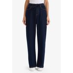 product_image_name-Defacto-بنطلون جينز وايد ليج برجل عادية وخصر عالي-3