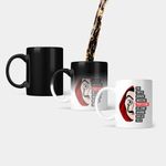 La Casa De Papel  Porcelain Magic Mug - Black