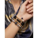 product_image_name-Generic-Black and gold beads four Bracelets Set-1