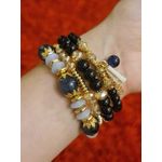 product_image_name-Generic-Black and gold beads four Bracelets Set-4