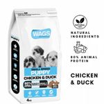 WAGS W Dry Food for Small Breed - Puppy - 4 Kg 