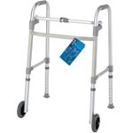 product_image_name-Carex-مشاية قابلة للطي لكبار السن من كاركس مع عجلات للبالغين، طبية محمولة مع ارتفاع قابل للتعديل، 30 ـ 37 بوصة، عجلات 3 بوصة-2