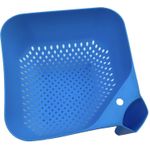 Generic Plastic Food Strainer - Blue - image 2