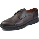 product_image_name-Generic-أحذية رجالية عالية الجودة - أحذية كلاسيكية أنيقة مزودة بأربطة مصنوعة من الجلد الطبيعي مع نعل مطاطي غير قابل للانزلاق - بني-2