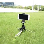 product_image_name-Generic-محول حامل ثلاثي القوائم عالمي للهاتف الخلوي، يدور عموديًا وافقيًا، قابل للتعديل مع مشبك مبطن يناسب جميع الهواتف الذكية متوافق مع جميع الحوامل الثلاثي-8