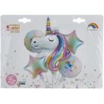 product_image_name-Generic-Helium Balloons, 5 Pieces - Multi Color-1