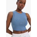 product_image_name-Defacto-Woman Crew Neck Crop Top Athlete - Lt.Indigo-1
