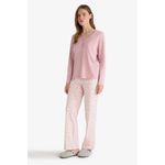 product_image_name-Defacto-طقم بيجاما قصة عادية كم طويل من Fall in Love - قطعتين-2