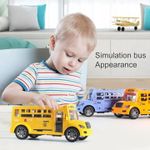 product_image_name-Generic-Baby School Bus Car Toy for Kids - Openable Doors and Fall-Resistant Design-3