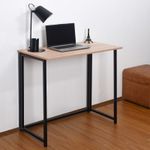 product_image_name-Generic-طاولة قابلة للطي بطلاء اسود - اللون البيج-1