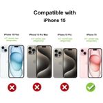 product_image_name-Generic-جراب حماية شفاف من جل البولي يوريثين المقاوم للحرارة والسيليكون المرن للخدش  لموبايل آيفون 15-2