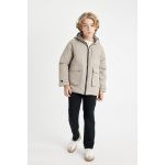 product_image_name-Defacto-Boy Hooded Regular Fit Raincoat - Grey-2